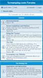 Mobile Screenshot of forums.screenplay.com