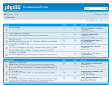 Tablet Screenshot of forums.screenplay.com